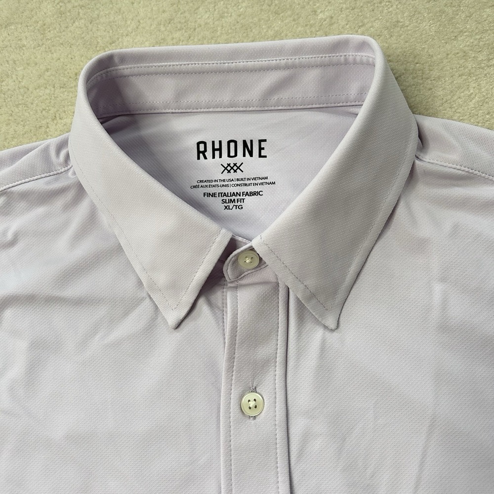 Rhone Commuter Shirt Mens XL Button Up Long Sleeve Stretch Slim Fit